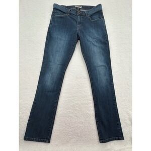 Travis Mathew Mens Dark Wash Straight Leg Stretch Denim Jeans Blue 32x30 Golf